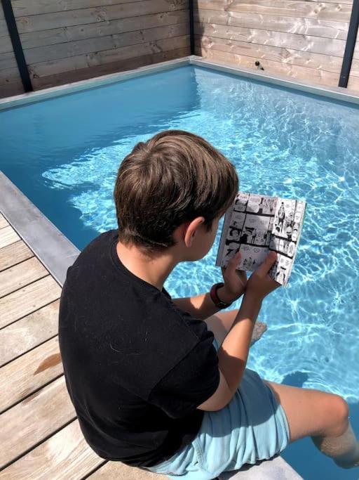 Loft Privatise Avec Spa Xxl Et Piscine Chauffee ブリュ エクステリア 写真